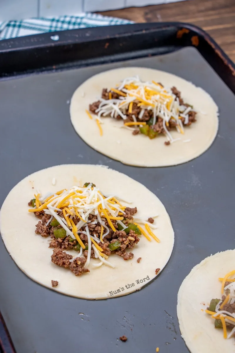 Easy Beef Empanadas with Flaky Pie Crust and Mexican Cheese