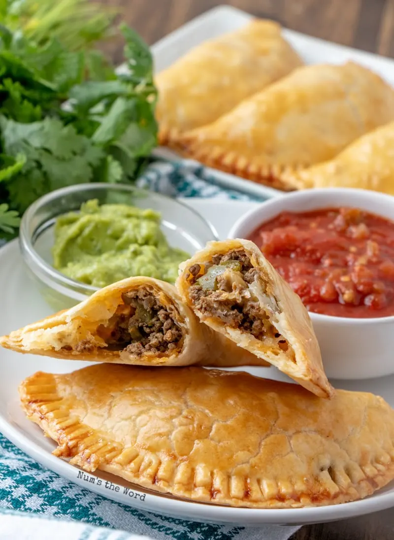 Easy Beef Empanadas with Flaky Pie Crust and Mexican Cheese
