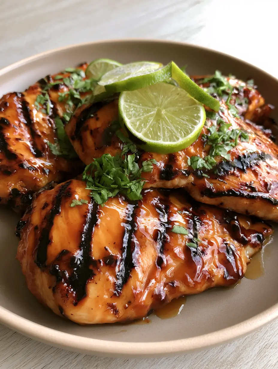 Key West Grilled Chicken with Honey-Lime Soy Glaze