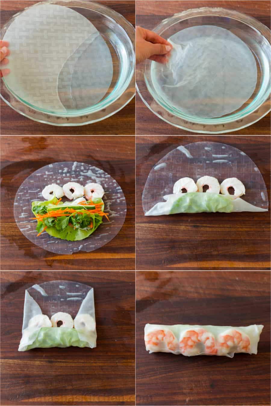 Fresh Spring Rolls with Vietnamese and Peanut Dipping Sauces