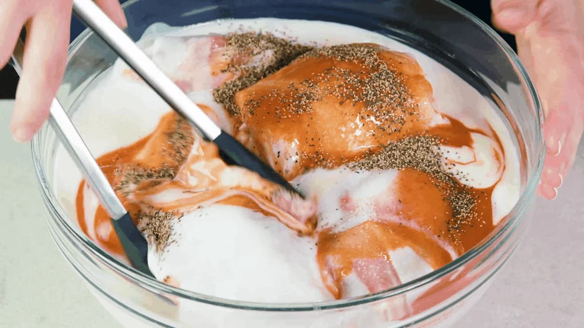 Crispy Fried Chicken with Buttermilk Brine and Cornstarch Crust