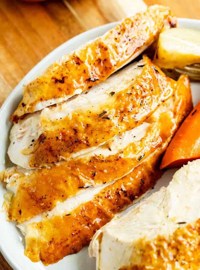 Ina Garten’s Roast Chicken with Thyme, Lemon, Roasted Vegetables, and Gravy