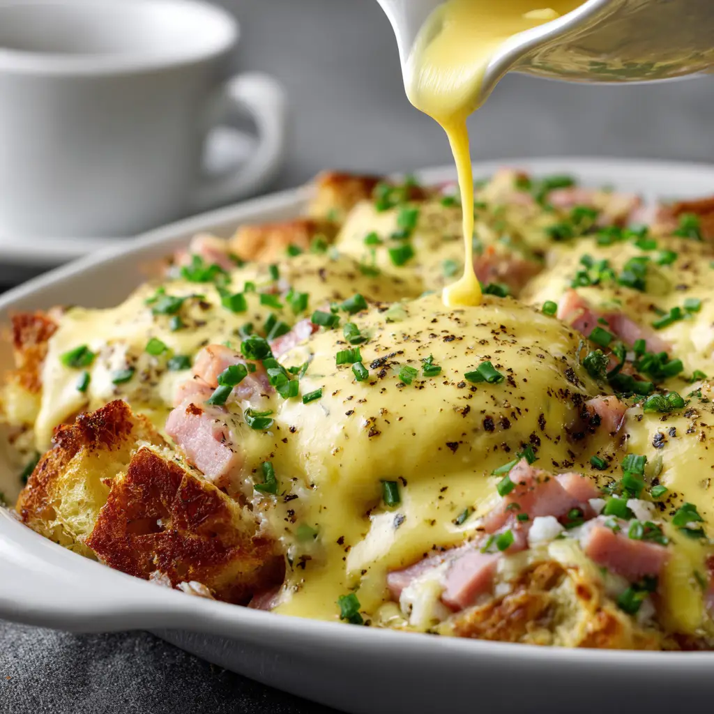 Eggs Benedict Casserole: Easy Make-Ahead Breakfast