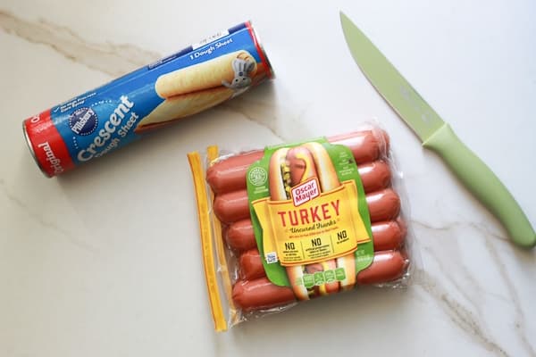 Easy Mummy Hot Dogs With Crescent Dough Arms and Legs