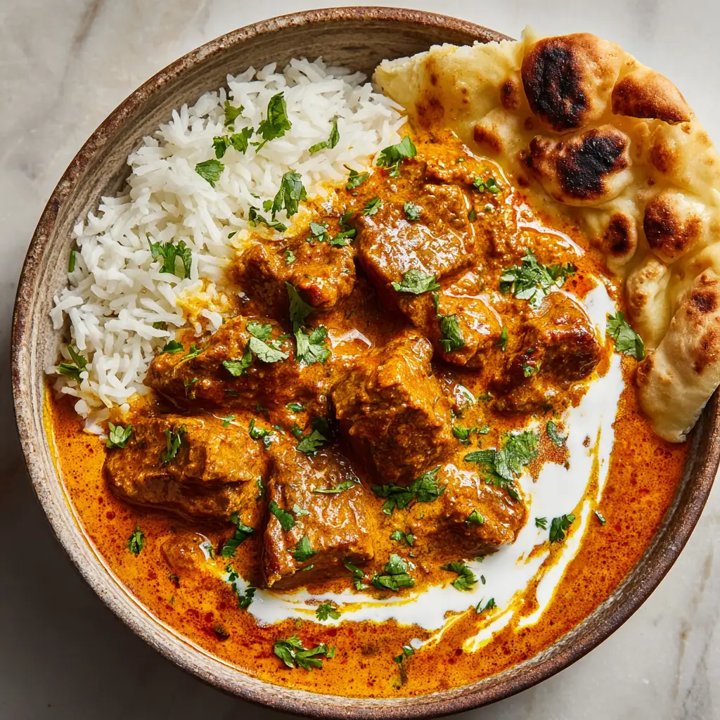 Creamy Cardamom Lamb Curry with Coconut Cream