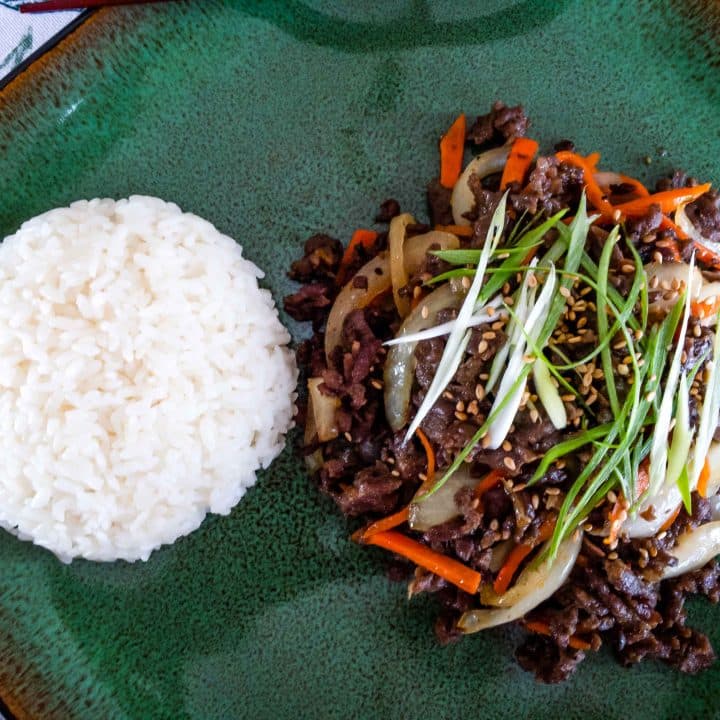 Easy Beef Bulgogi with Paper-Thin Ribeye and Caramelized Marinade
