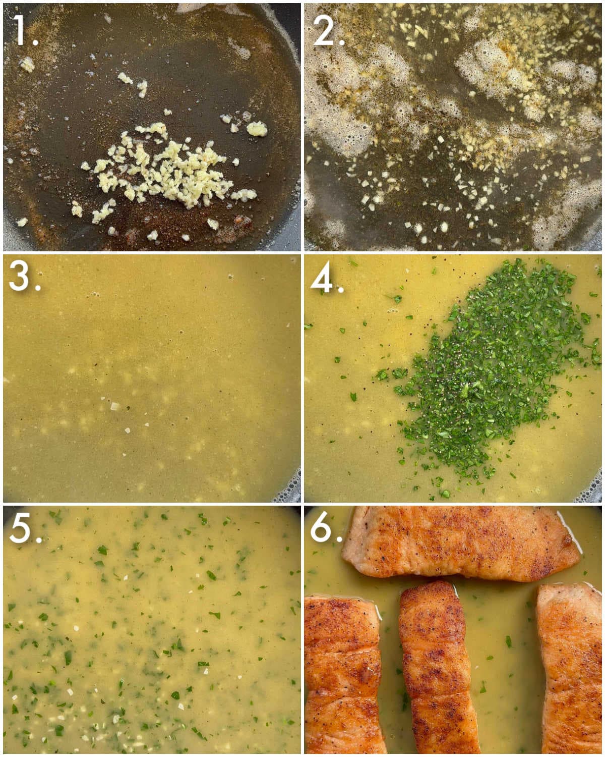 Garlic Butter Salmon with Golden Crust and Fresh Lemon