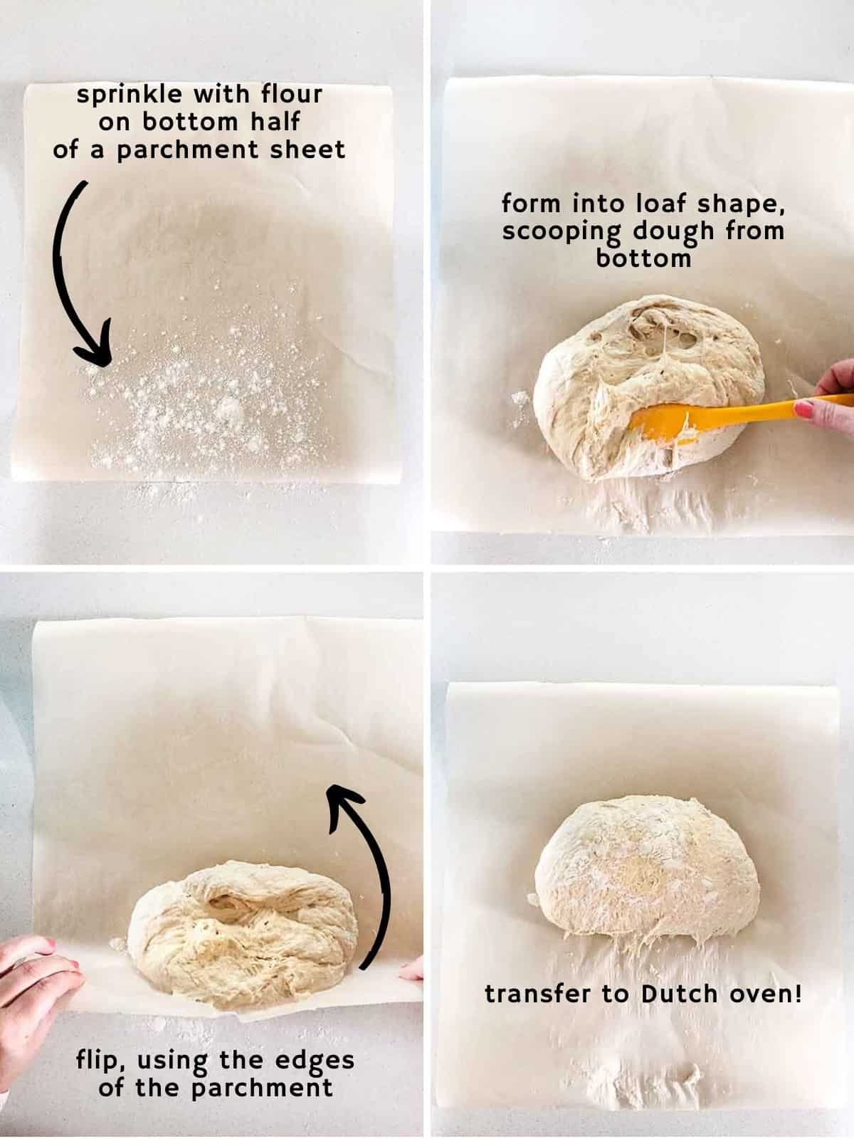 Dutch Oven No Knead Bread with a Crisp Crust and Fluffy Interior