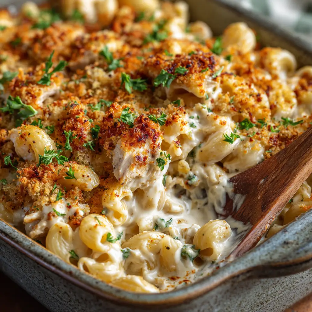 Cajun Chicken Mac and Cheese with Andouille Sausage