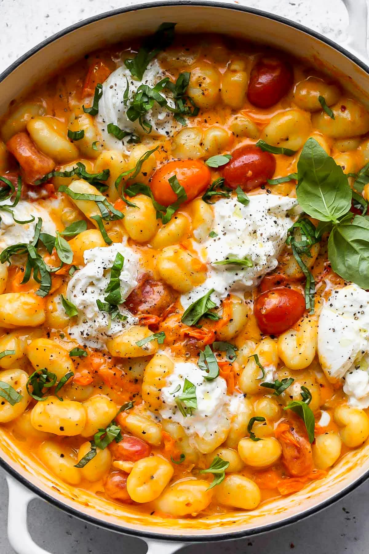Creamy Tomato Gnocchi with Burrata: A 30-Minute Make-Ahead Dinner