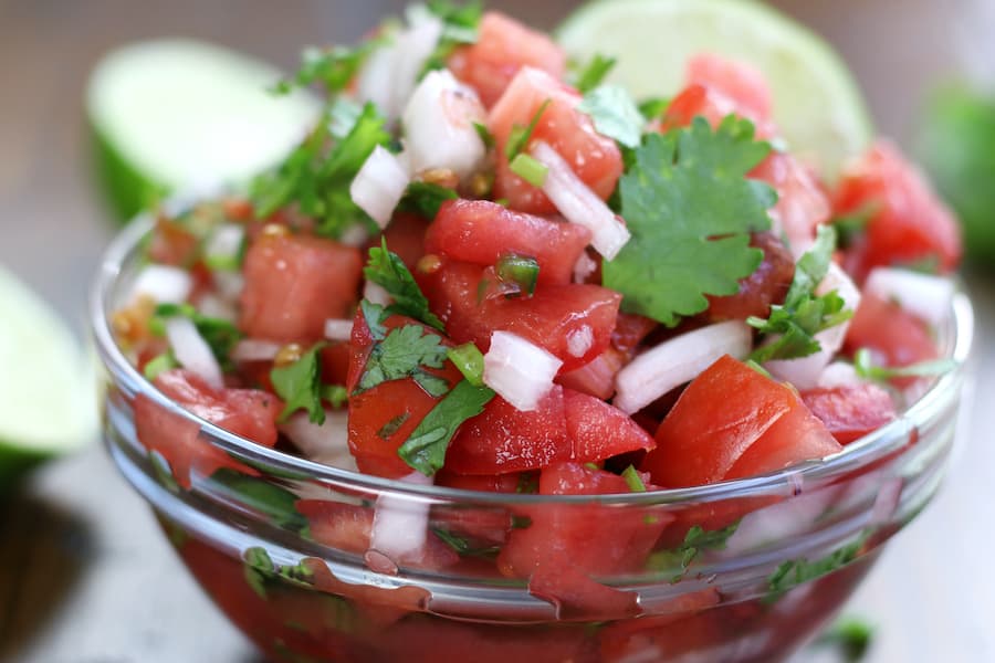 Pico de Gallo with Crisp Tomatoes and Bright Lime