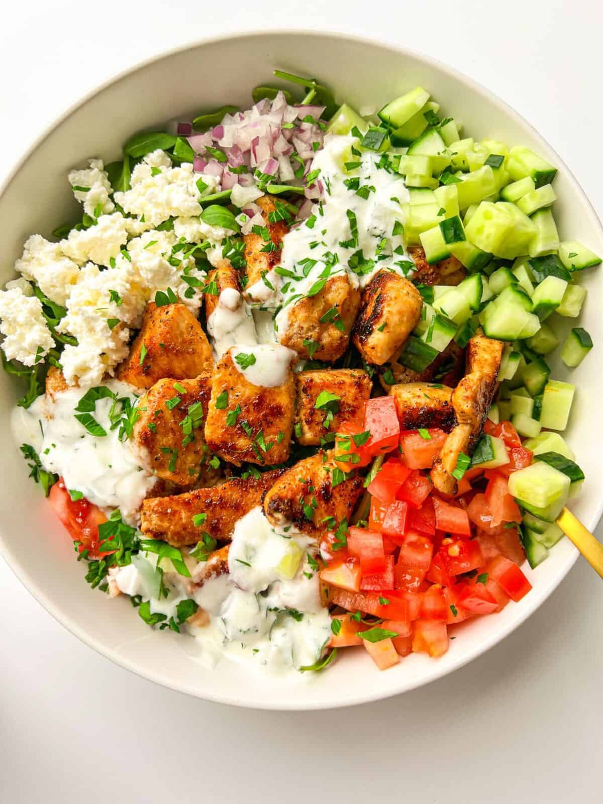 Easy Chicken Gyros with Lemon, Garlic, and Crisp Edges