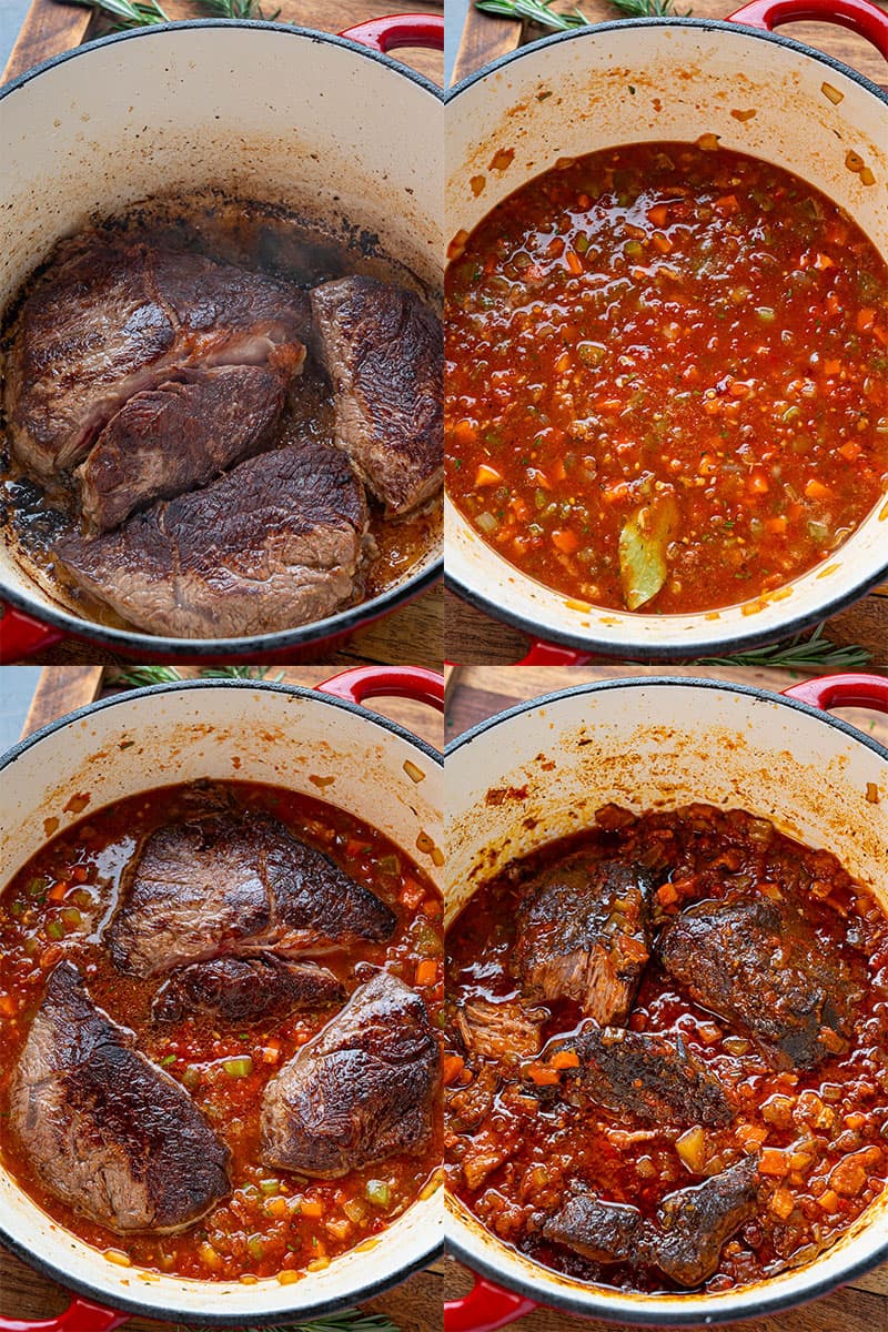 Italian Pot Roast (Stracotto) with Tomato Herb Braising Sauce