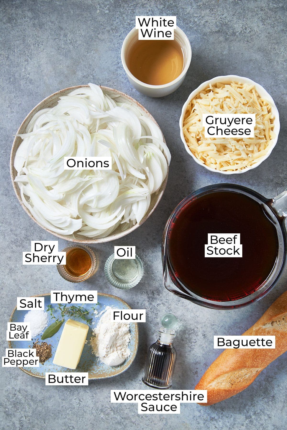 Easy French Onion Soup with Jammy Caramelized Onions and Gruyère