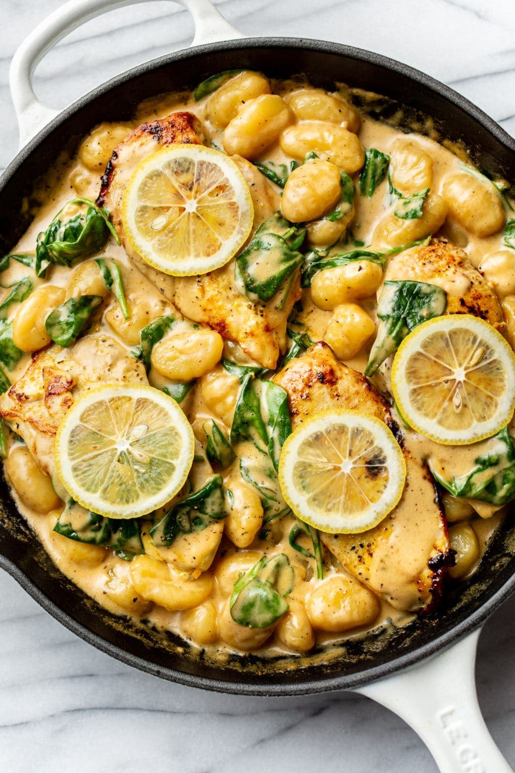 Lemon Chicken Gnocchi with Creamy Parmesan Sauce