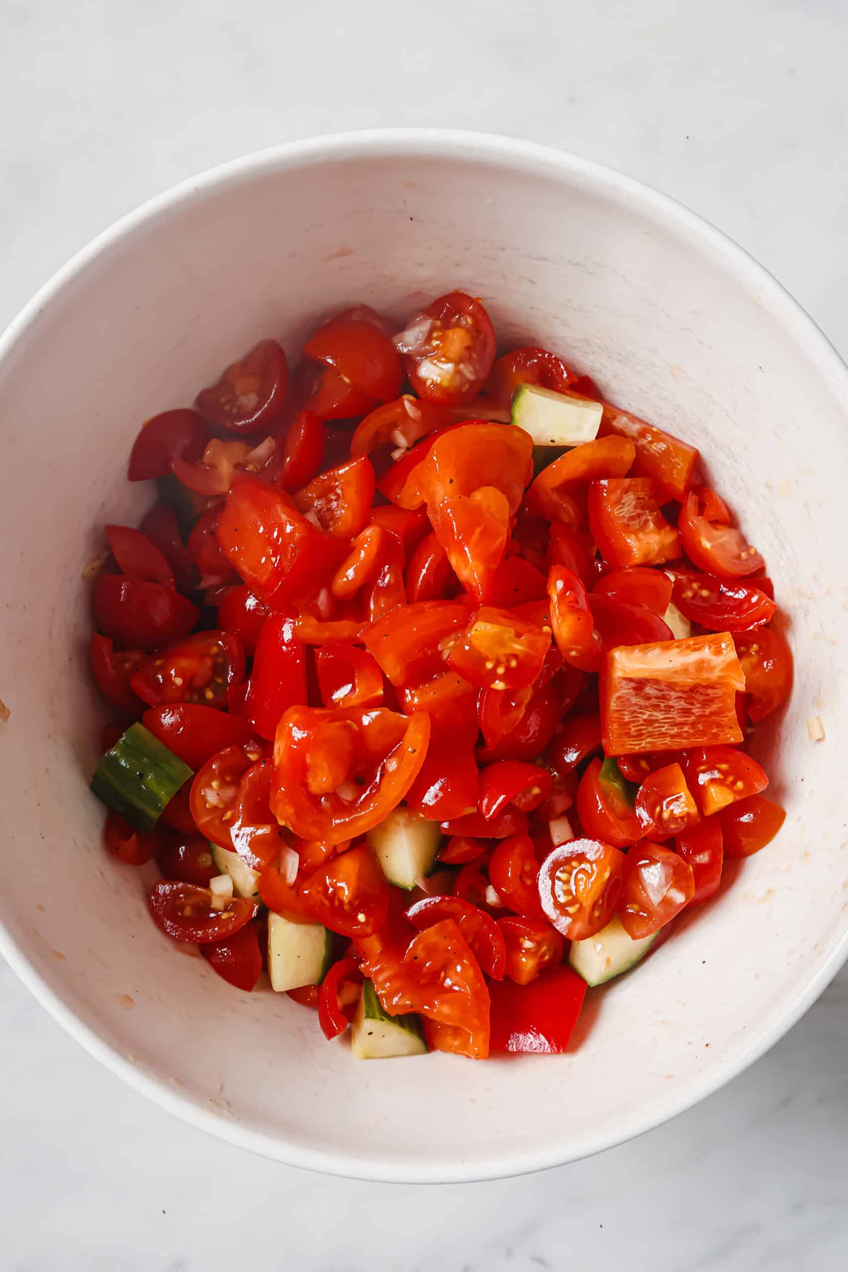 Fresh Tomato Gazpacho with Cucumber: Smooth Chilled Summer Soup