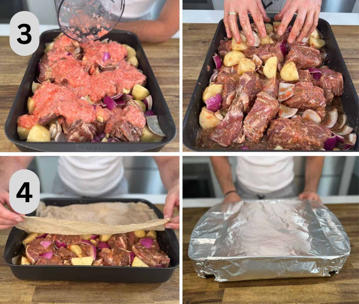 Cypriot Lamb Tava With Tender Potatoes and Warm Tomato Spices