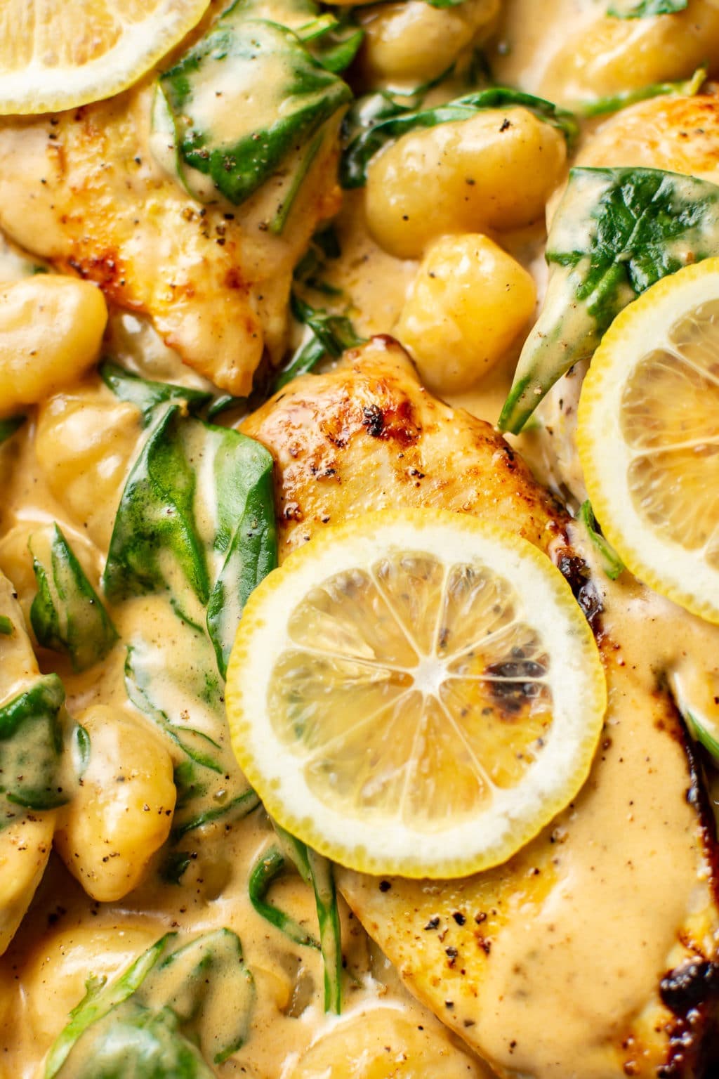 Lemon Chicken Gnocchi with Creamy Parmesan Sauce