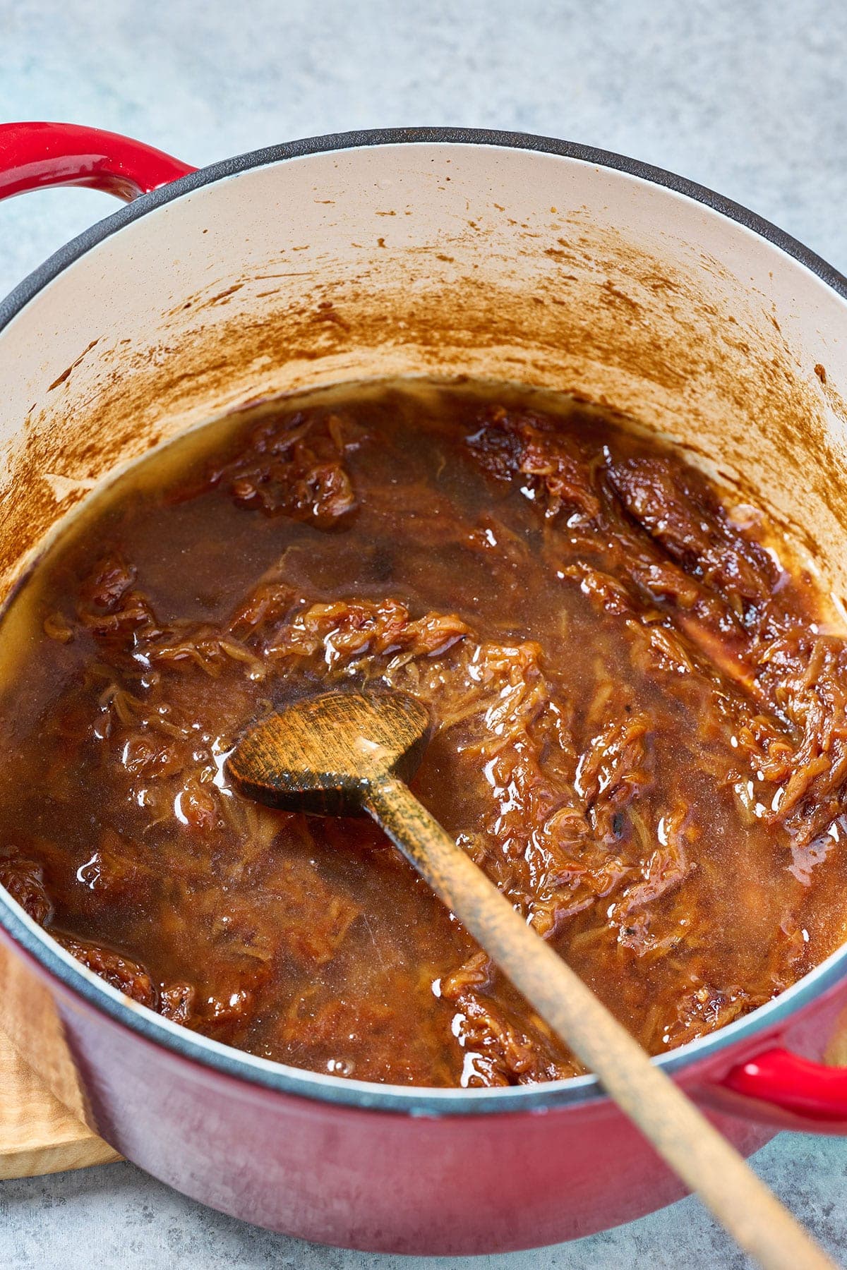 Easy French Onion Soup with Jammy Caramelized Onions and Gruyère
