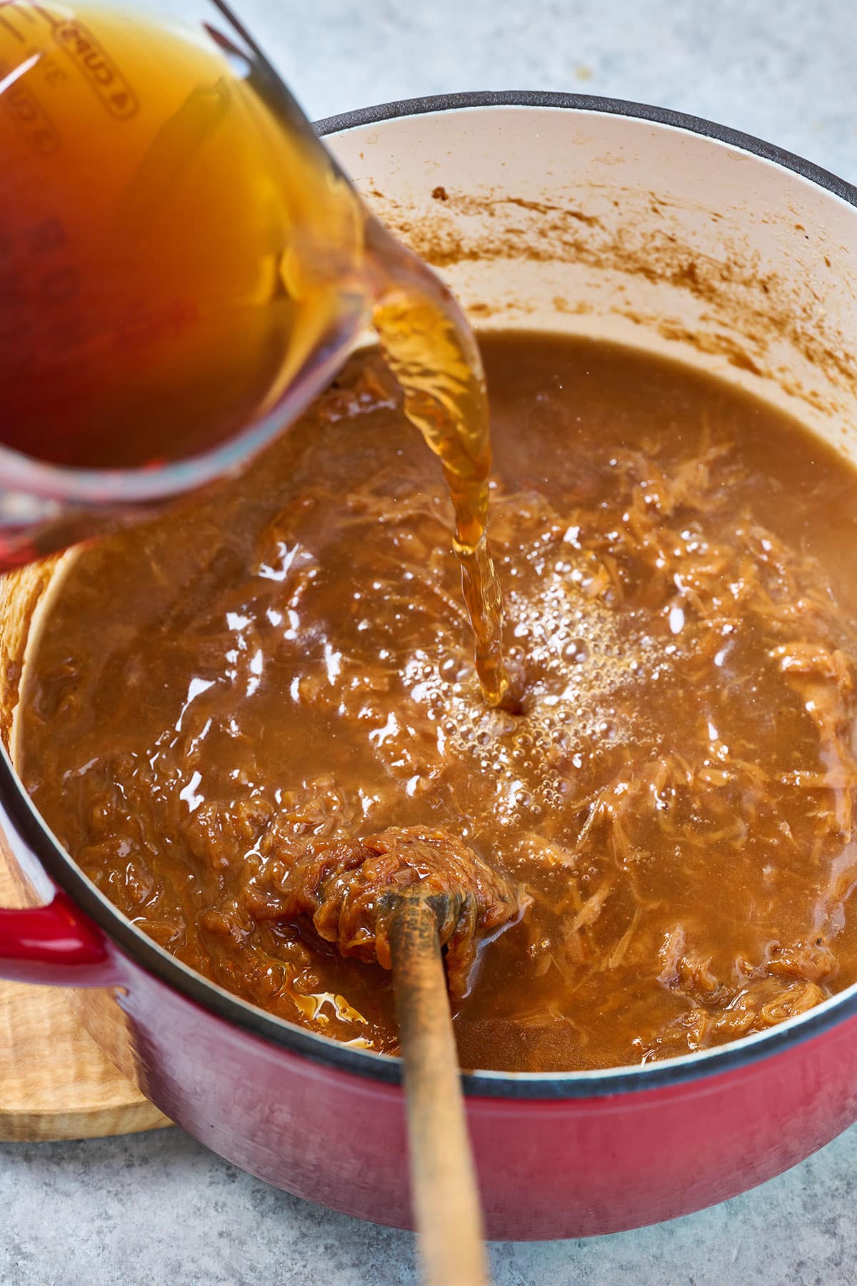 Easy French Onion Soup with Jammy Caramelized Onions and Gruyère