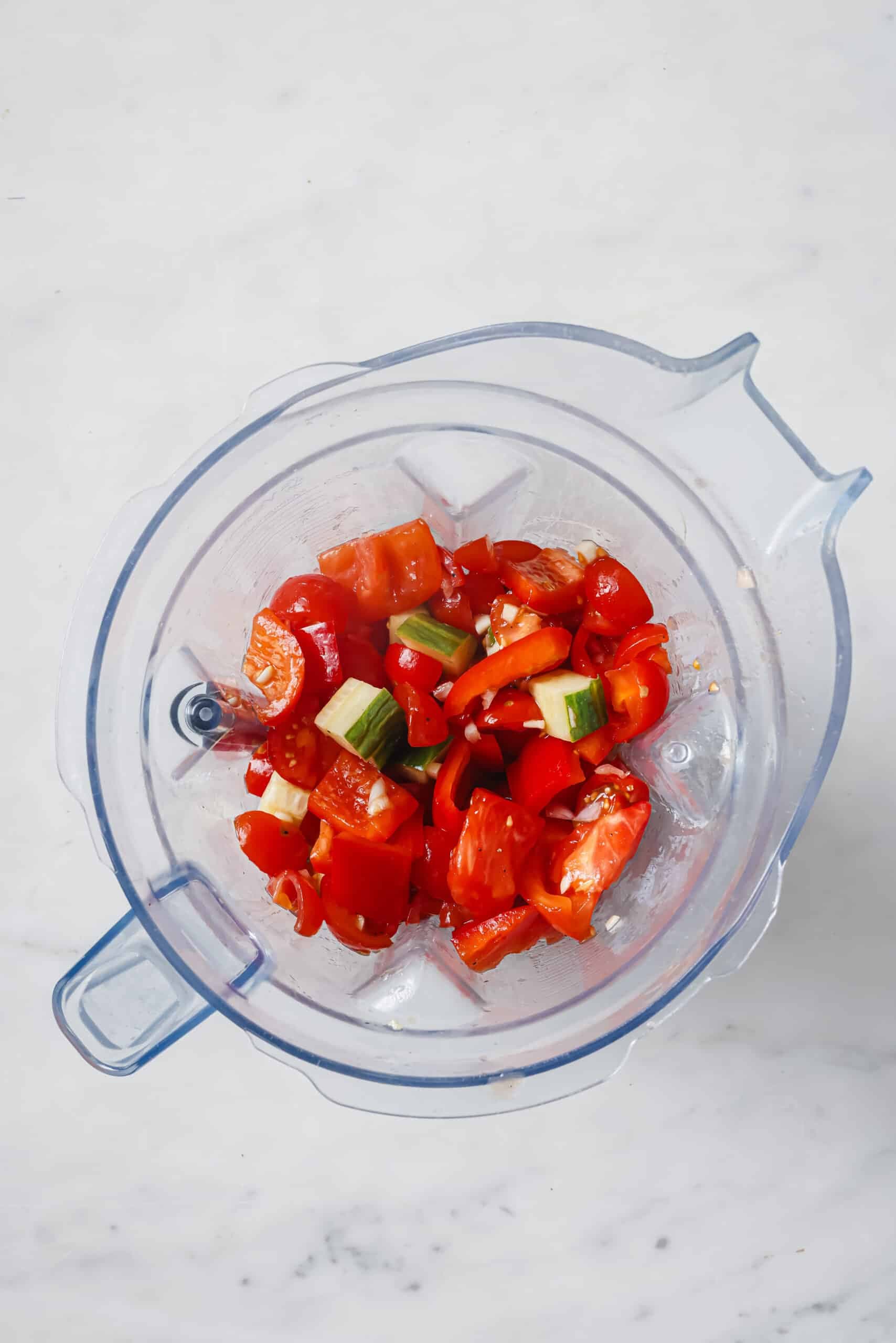 Fresh Tomato Gazpacho with Cucumber: Smooth Chilled Summer Soup