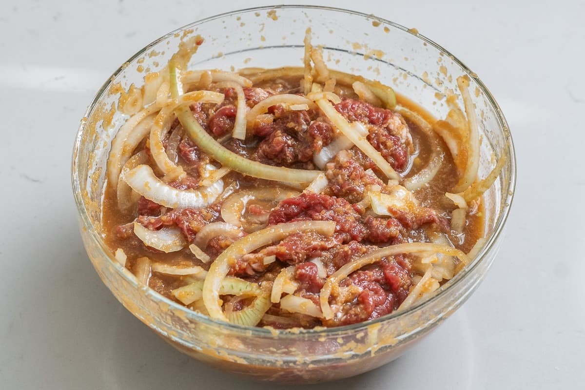 Korean Beef Bulgogi with Sweet-Savory Pear Marinade