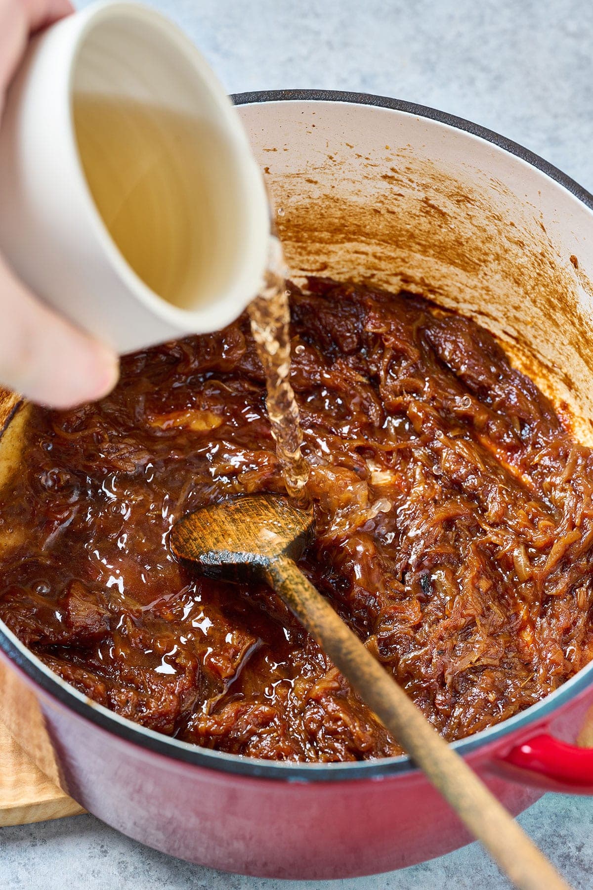 Easy French Onion Soup with Jammy Caramelized Onions and Gruyère