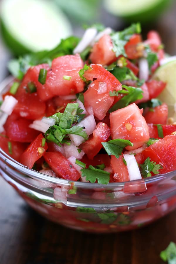 Pico de Gallo with Crisp Tomatoes and Bright Lime