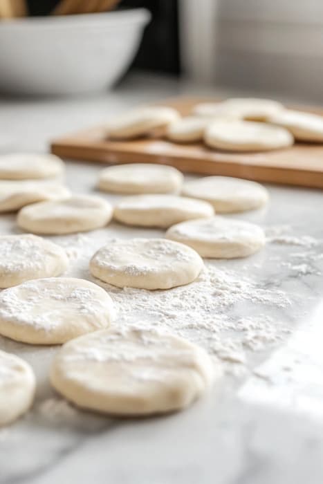 Cottage Cheese Flatbread with Soft Centers and Golden Toasted Spots