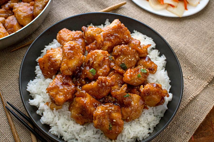 General Tso’s Chicken with Glossy Sweet Soy-Vinegar Sauce