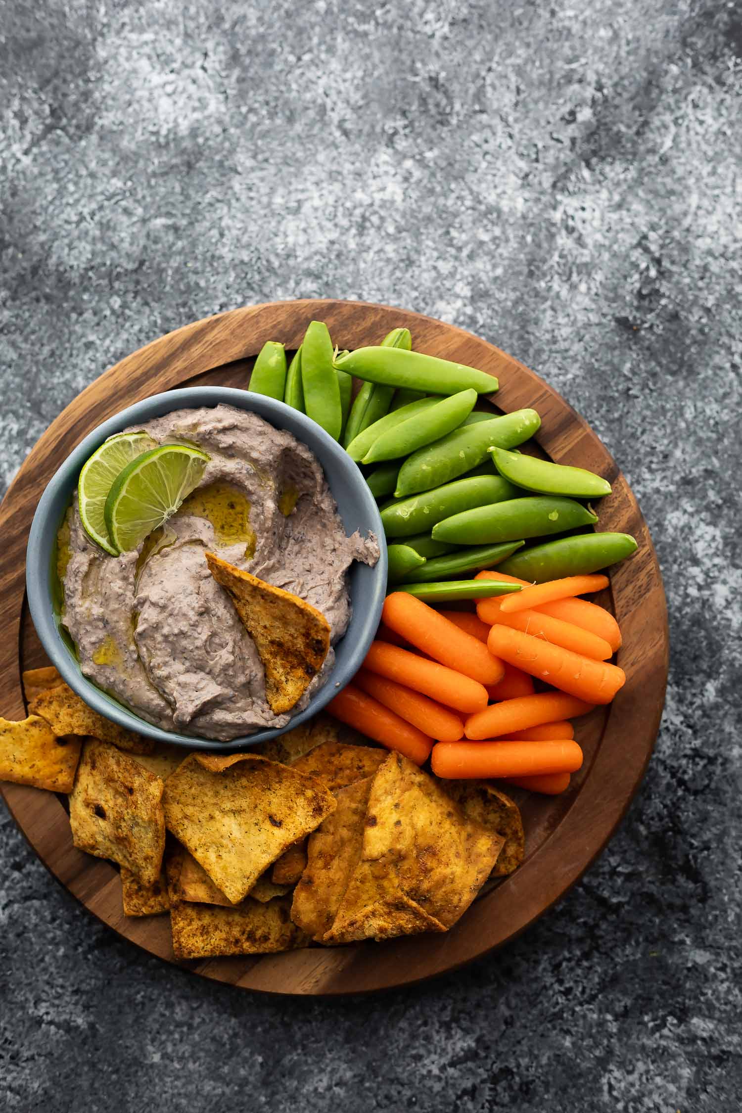 5 Minute Black Bean Hummus with Lime and Tahini