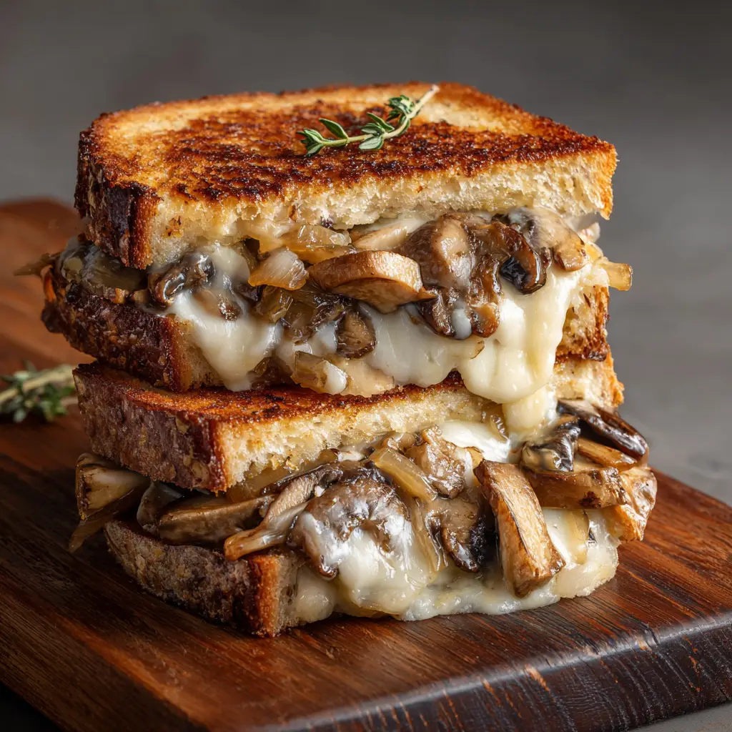 Mushroom Melt with Gruyère and Caramelized Onions