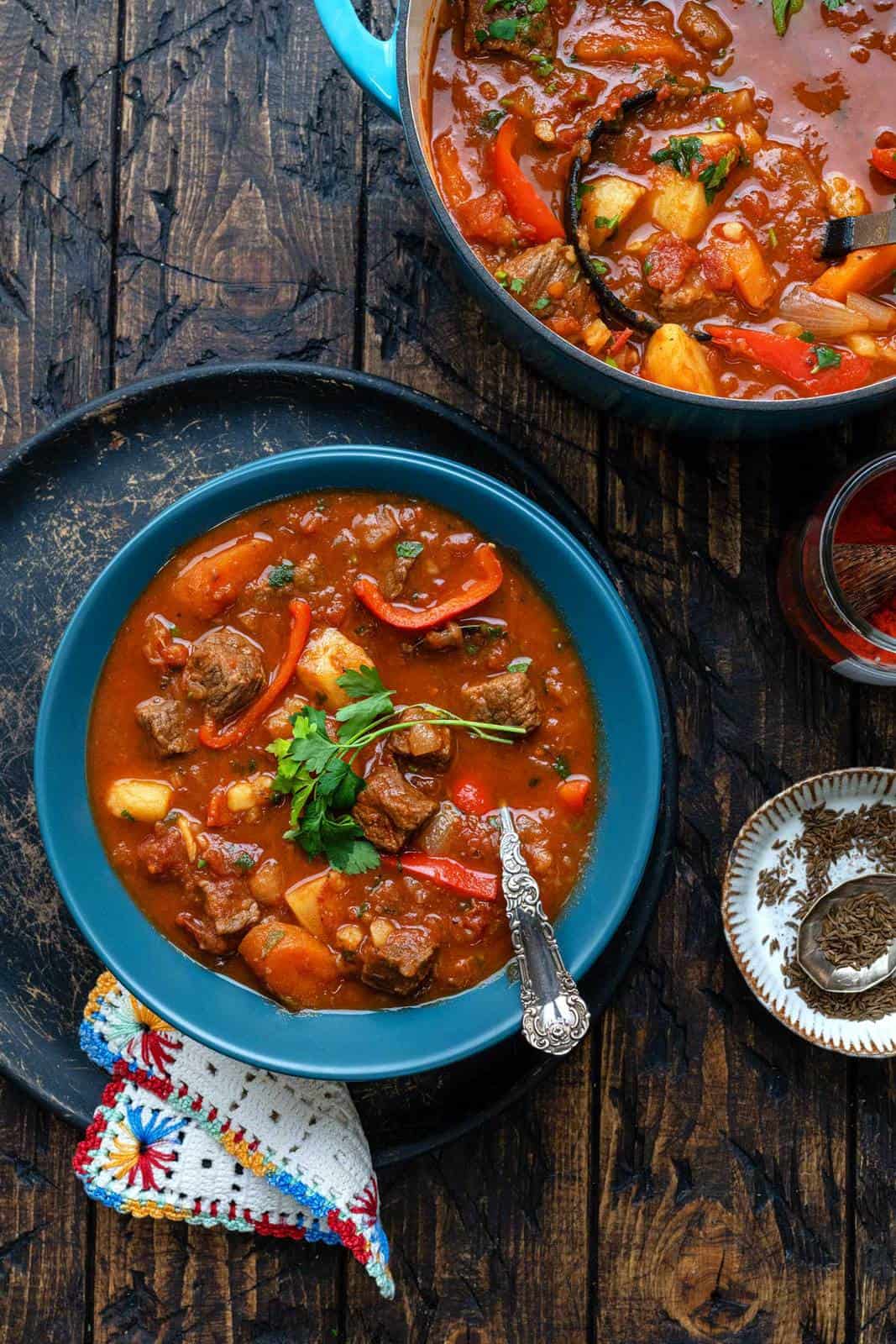 Hungarian Goulash: Make-Ahead Beef Stew with Sweet Paprika
