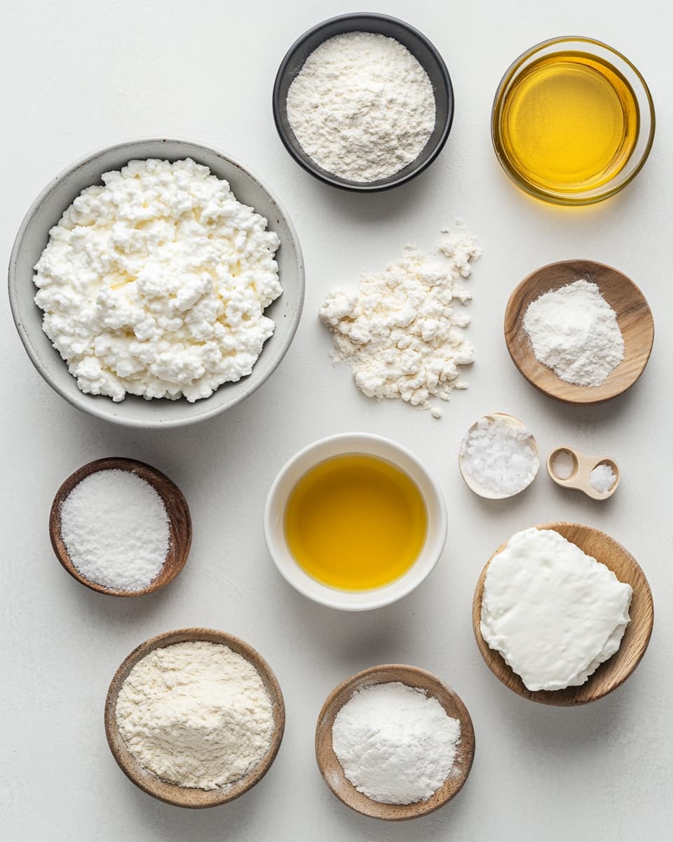 Cottage Cheese Flatbread with Soft Centers and Golden Toasted Spots