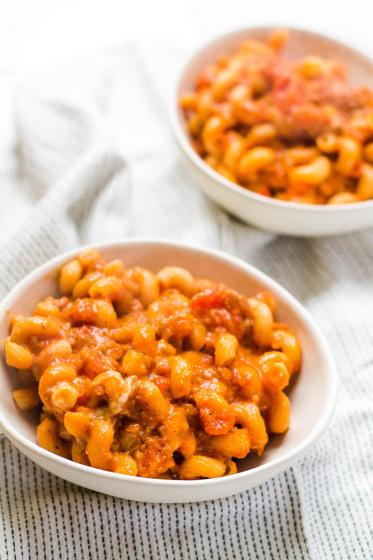 One Pot Pasta with Cheesy Lentil Sauce: Creamy Tomato Family Dinner