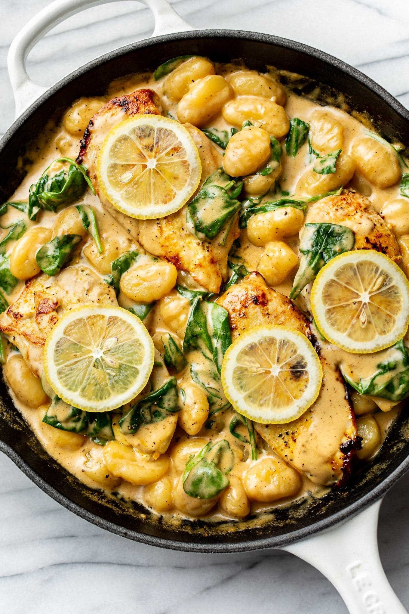 Lemon Chicken Gnocchi with Creamy Parmesan Sauce